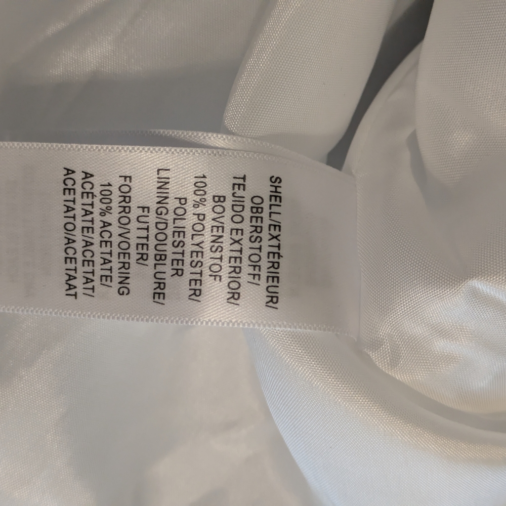 NWT Adrianna Papell One Shoulder Floral Dress Size 14 Royal Ivory Blue MSRP $229 - Picture 12 of 15